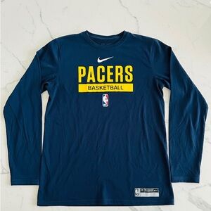 Nike Pacers Basketball Long Sleeve Shirt